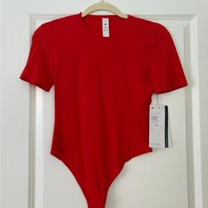lululemon athletica Red Bodysuit